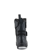 Botas Alpinestars Stella RT-7 Touring Drystar® Femininas, botas de motociclismo para mulher, pretas, vista traseira com a marca Drystar em relevo no calcanhar, puxador traseiro e foles têxteis flexíveis para maior liberdade de movimentos.