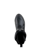 Botas Alpinestars Stella RT-7 Touring Drystar® Femininas, pretas, vista superior mostrando a abertura da bota e o forro interior, construção avançada em microfibra e tecido para touring de aventura