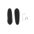 Alpinestars Toe Slider With Screws, peças de substituição para botas de motociclismo, preto, dois sliders sintéticos com logótipo Astars gravado, inclui chave hexagonal prateada e ferragens de montagem para botas de corrida