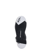Sapatos Speedflight Street Alpinestars, sola de sapatos de moto para homem, preta e branca, tecnologia TPF.