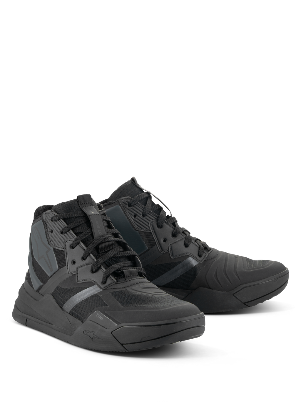 Alpinestars Speedflight Shoes, sapatos de performance para motociclismo, pretos, sapatilhas de estilo street-sport com parte superior em ripstop, painéis sem costuras e sola protetora robusta, calçado urbano para motociclismo