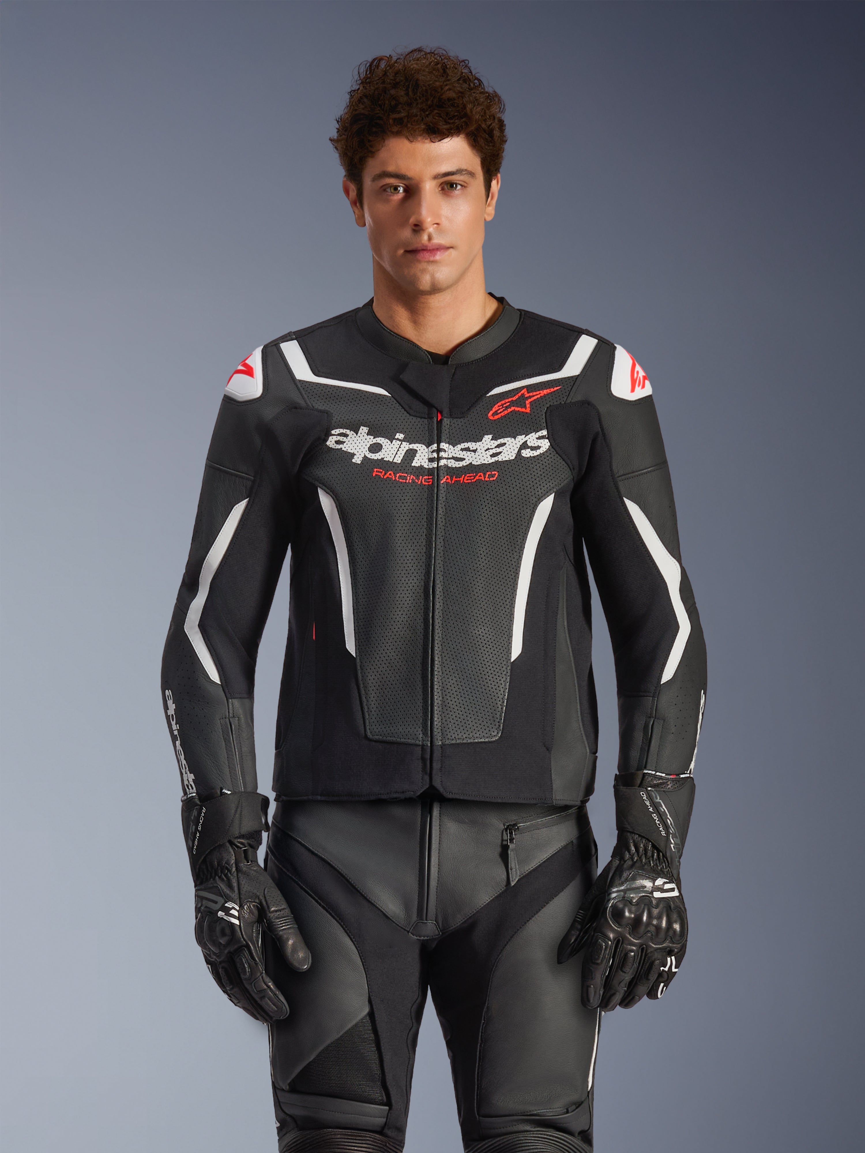GP Force V2 Air Casaco de couro | Alpinestars