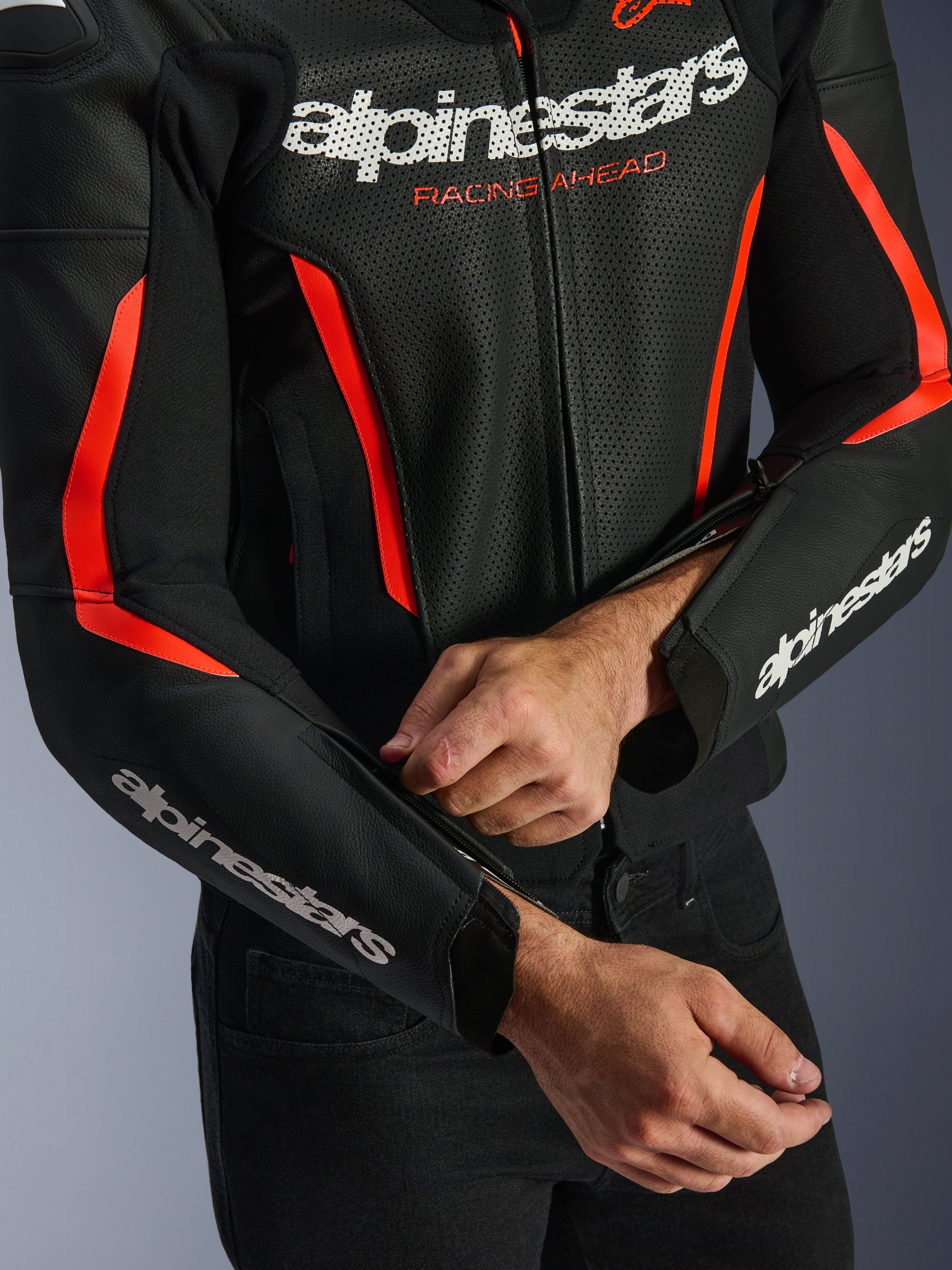 Jaqueta De Couro GP Force V2 Air