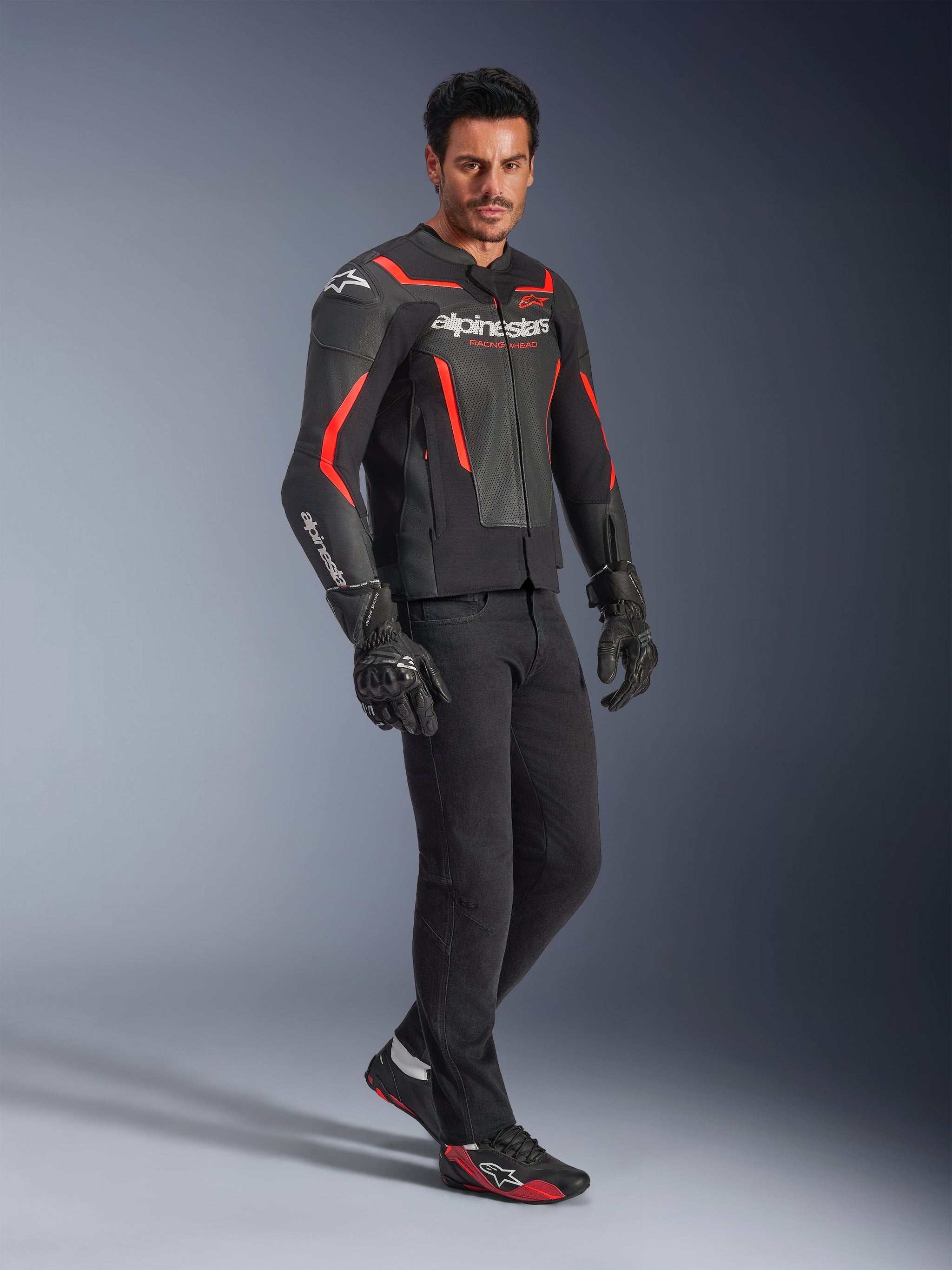 Jaqueta De Couro GP Force V2 Air