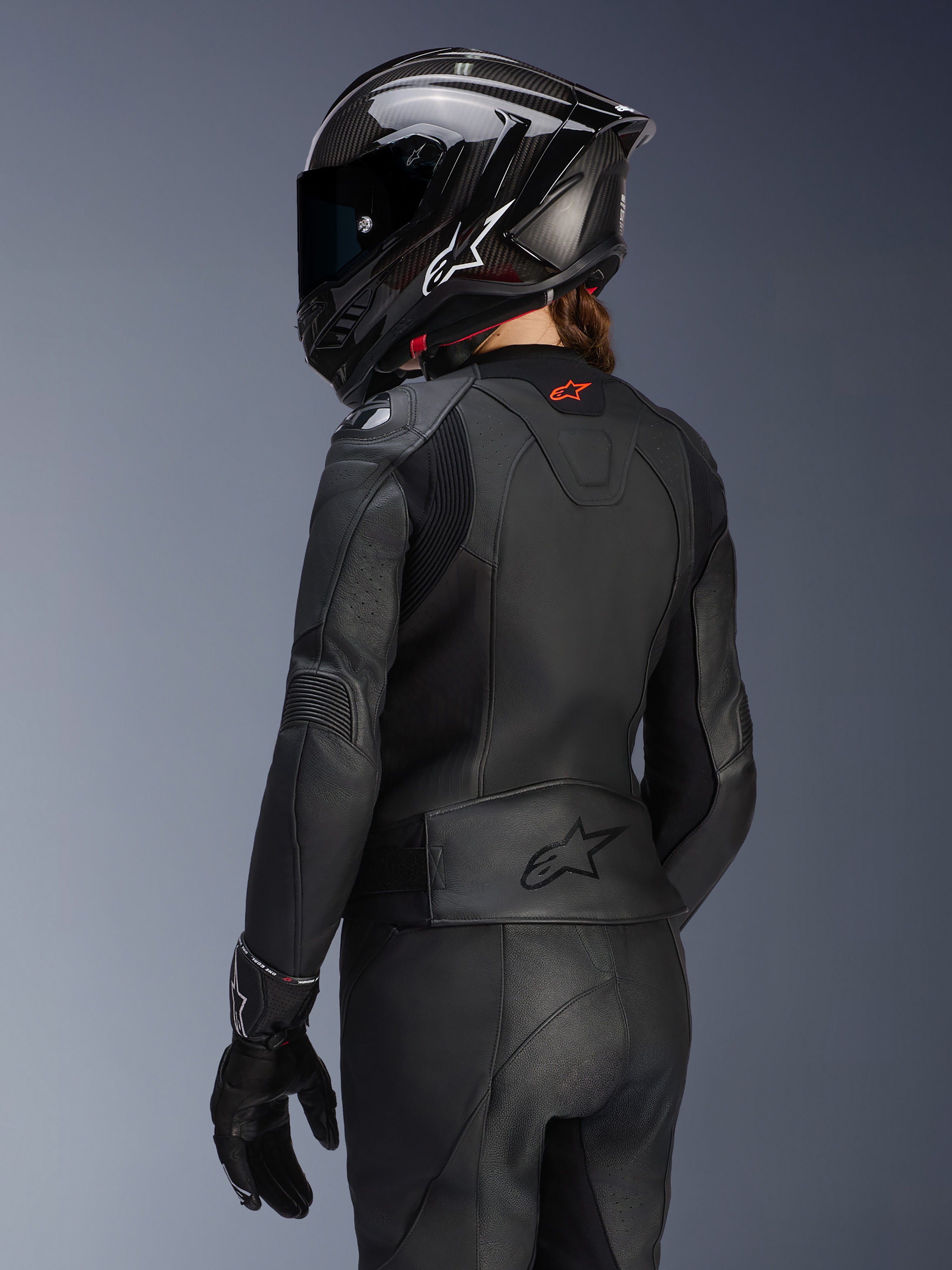 Jaqueta De Couro Stella GP Plus V4 Feminina - Casaco Motociclismo