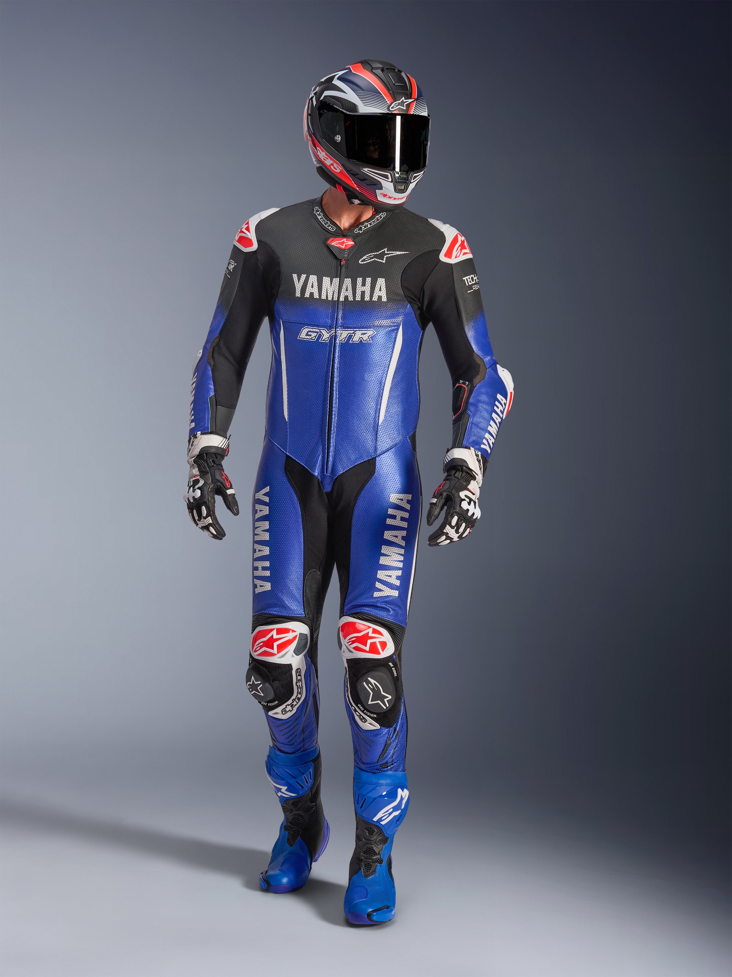 Yamaha GP-R7 Macacão De Couro Uma Peça