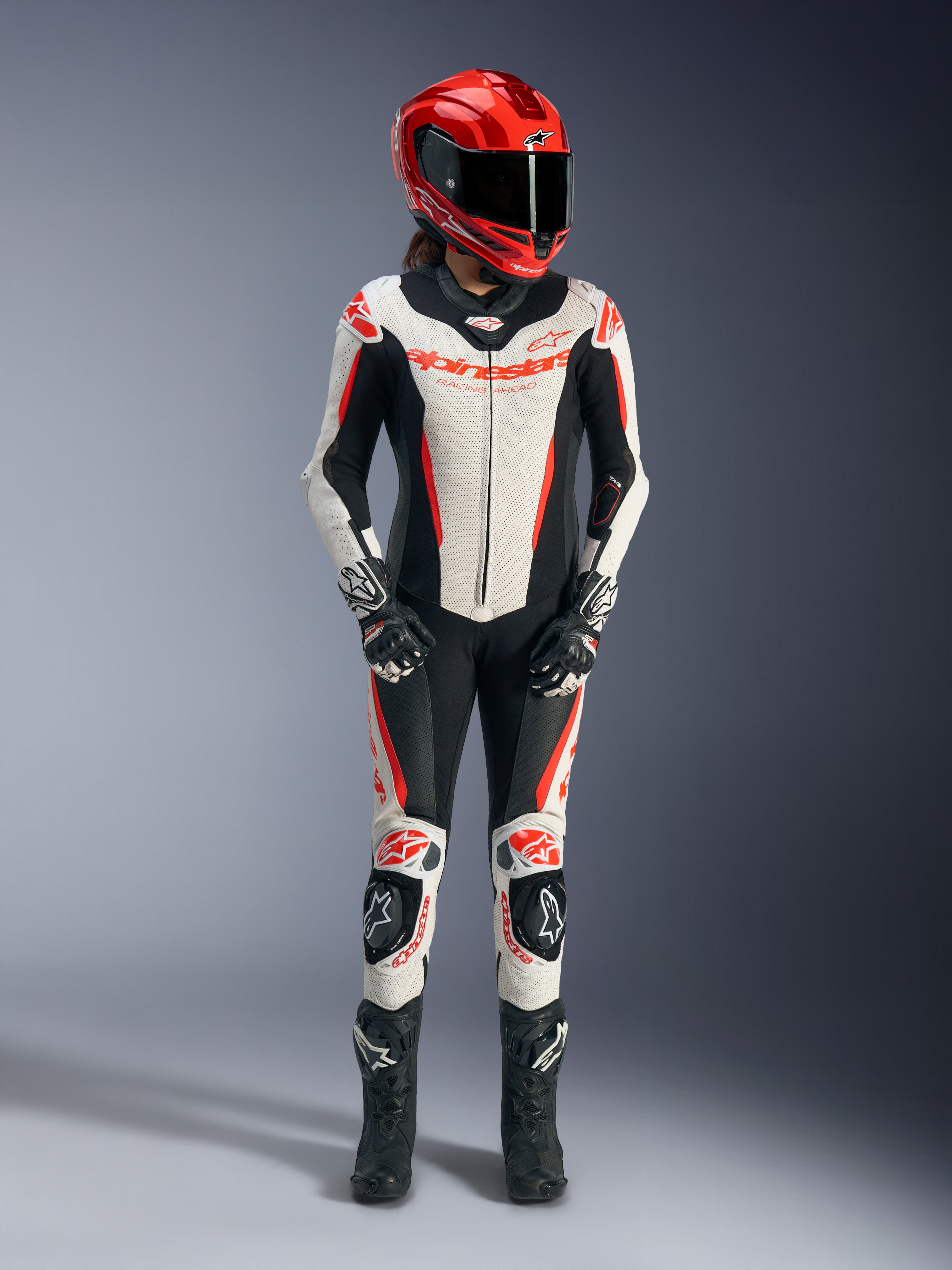 Macacão De Couro Stella GP-R7 1 Peça