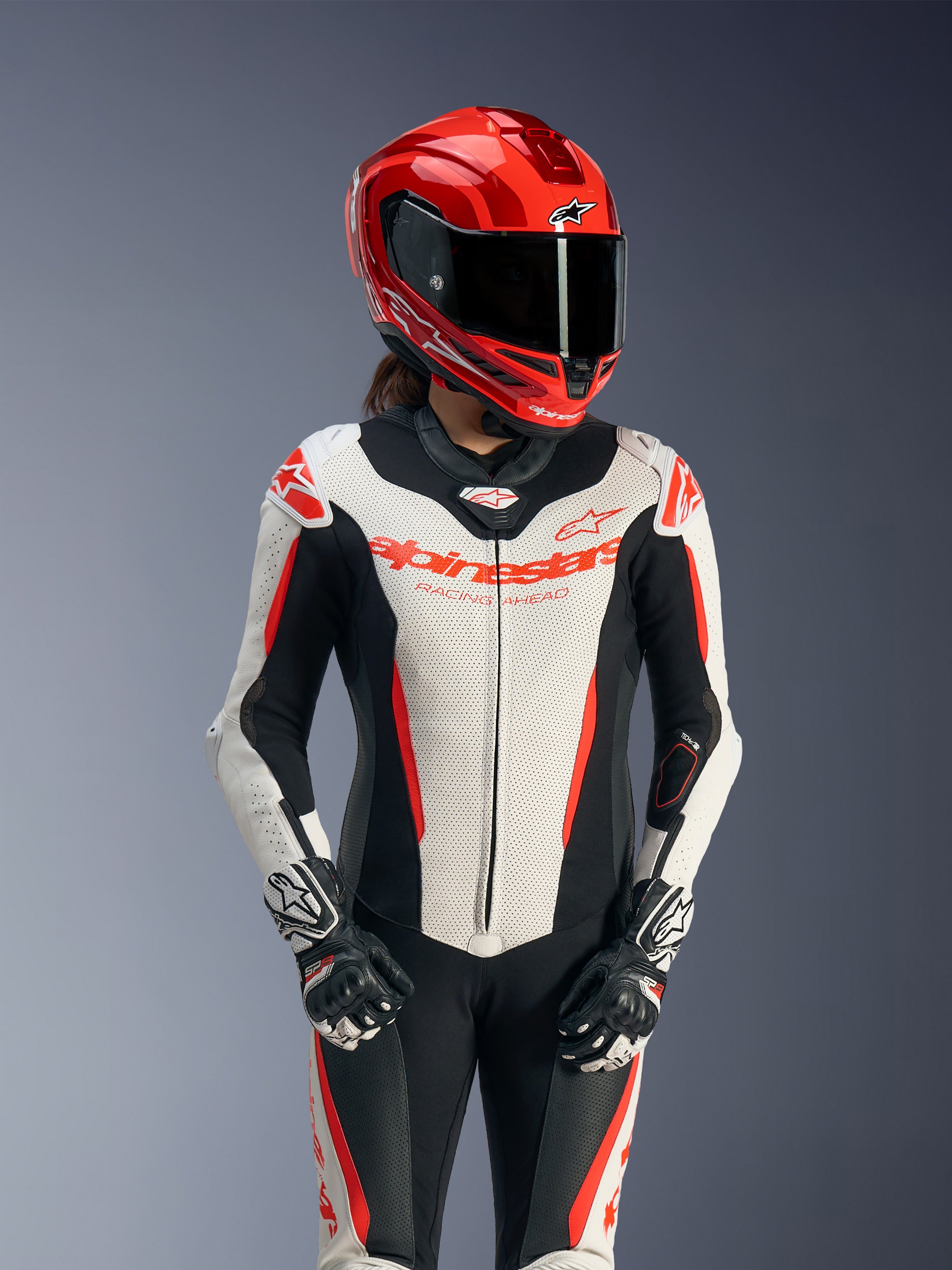 Macacão De Couro Stella GP-R7 1 Peça