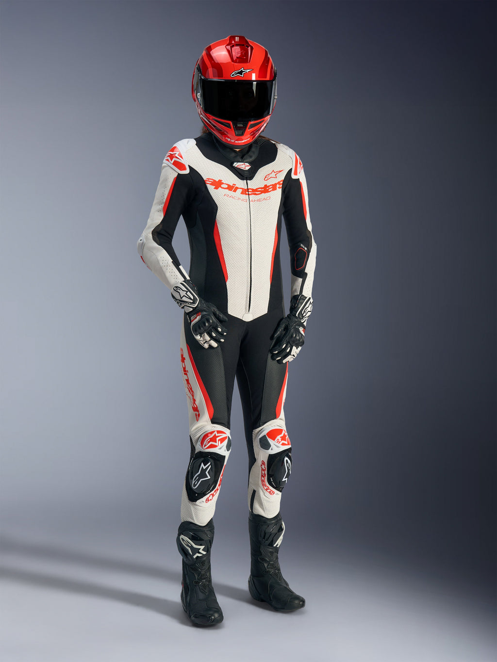 Macacão De Couro Stella GP-R7 1 Peça