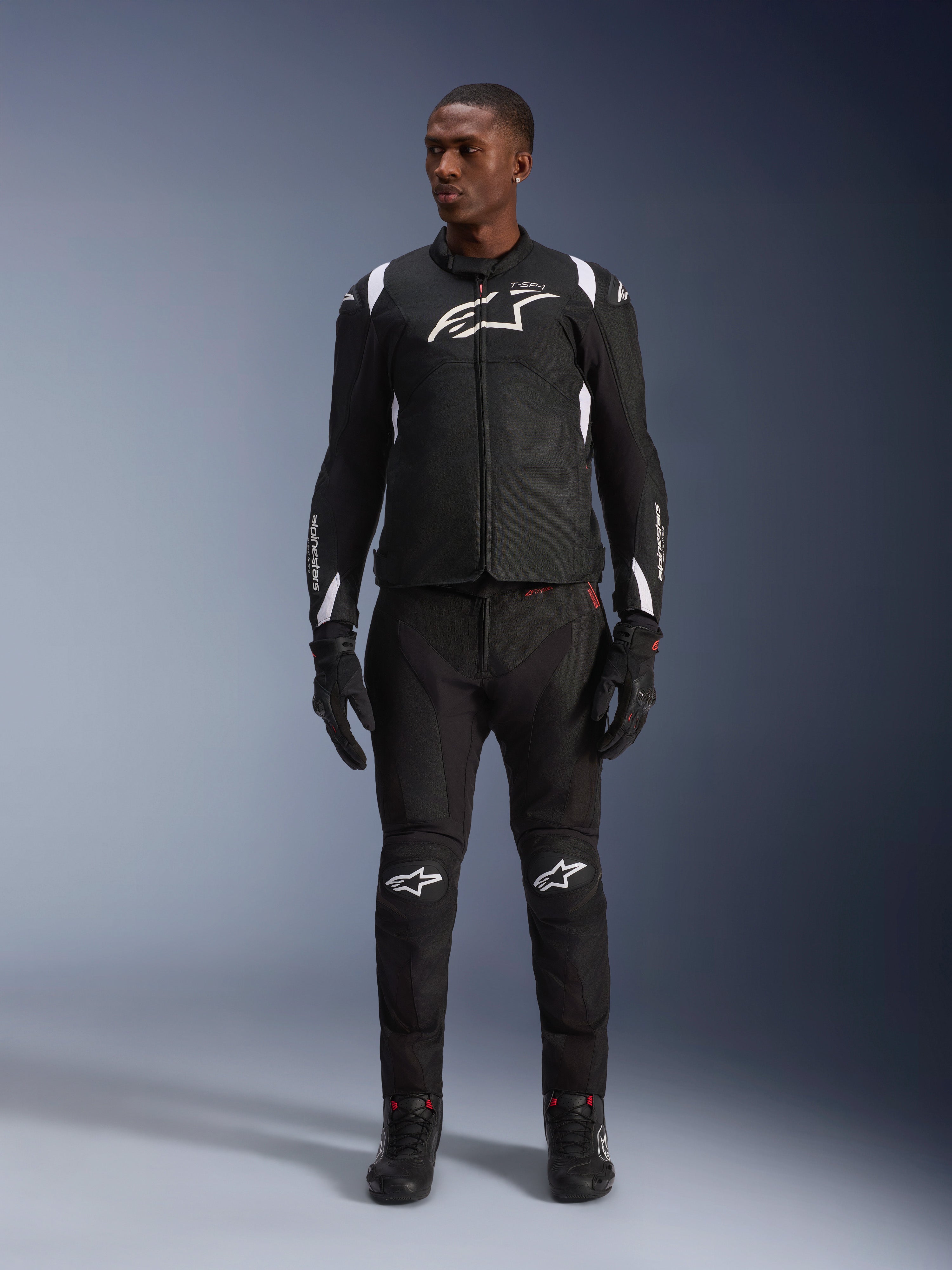 Jaqueta T-SP 1 V2 Impermeável - Casaco Motociclismo Preto