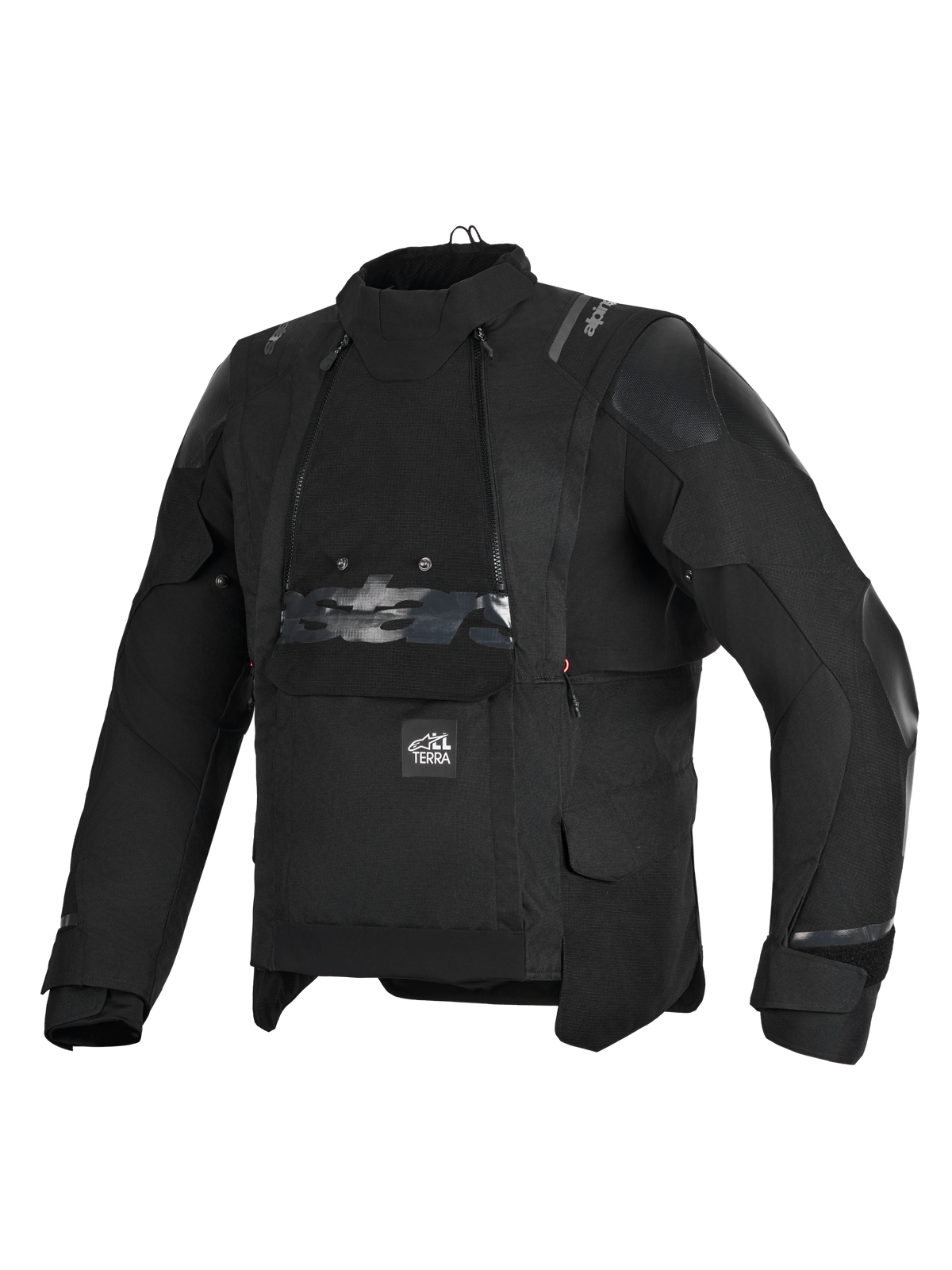 Alpinestars Harok V2 Drystar, casaco de moto todo-o-terreno para homem, preto, certificado CE com membrana impermeável e construção com ventilação