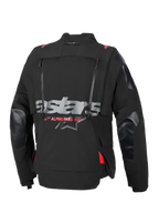 Alpinestars Halo Pro Drystar® XF Laminated Jacket, casaco de aventura para motociclismo, preto e cinzento escuro (Dark Shadow), construção têxtil modular de 3 camadas com fechos impermeáveis e painéis de ventilação, concebido para touring todo-o-terreno