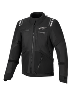 Alpinestars Jaqueta Andes V4 Drystar®, casaco de moto touring para homem, preto, impermeável com proteção CE e pormenores refletores