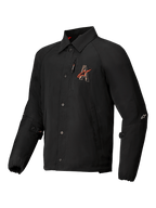 Alpinestars Revved WR Jacket, casaco de moto urbano, preto com bordado em contraste e fecho de botões de pressão, certificado CE Nível A com protetores Nucleon Flex Plus