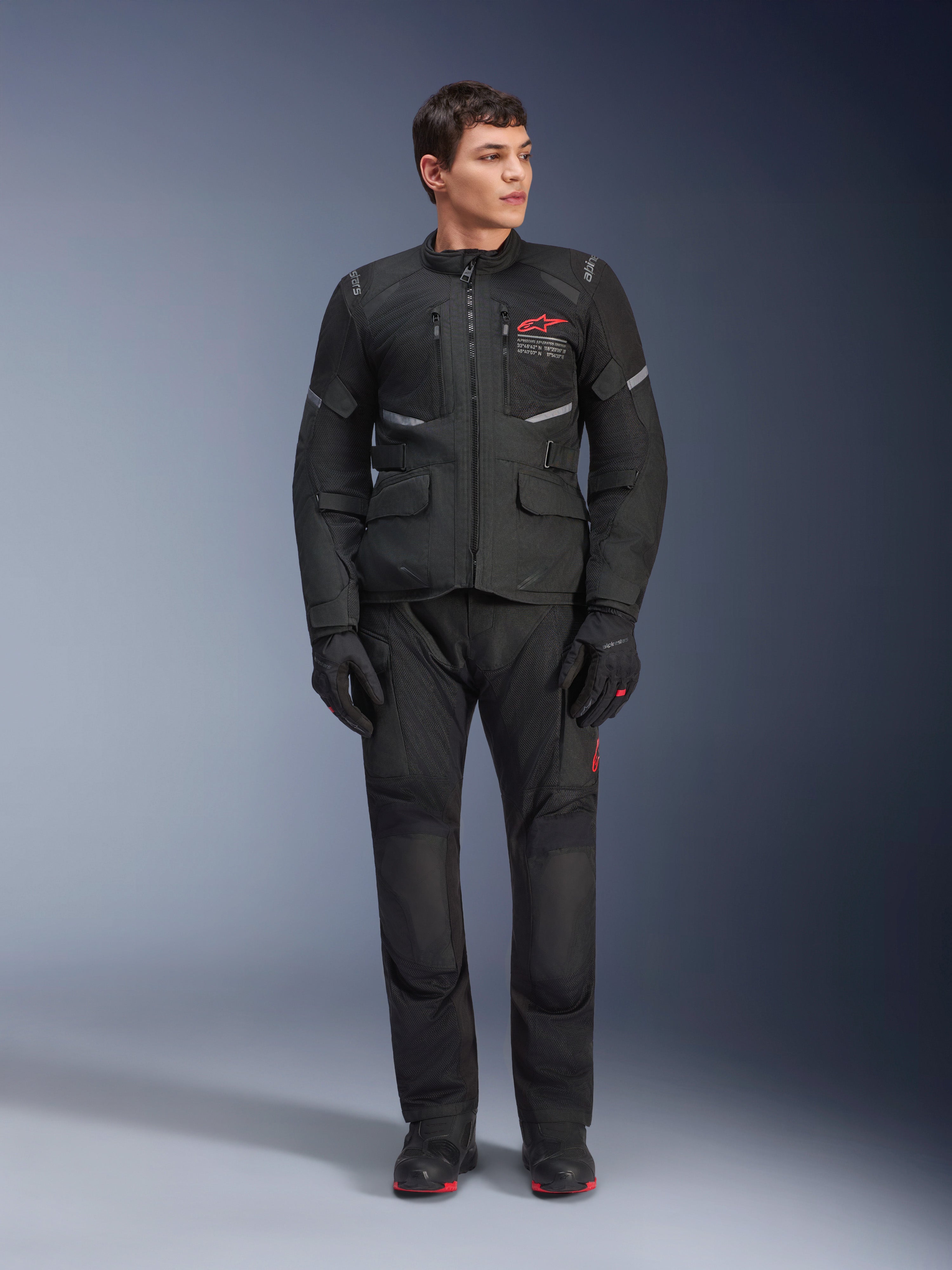 Andes Air Drystar® - Black Motorcycle Jacket | Alpinestars®