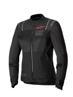 Alpinestars Stella ST-2 Air Jacket, women's motorcycle touring jacket, black, textile construction with mesh panels, CE Level AA certified and Tech-Air ready