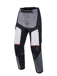 Alpinestars Harok V2 Drystar Pants, Adventure Motorcycle Pants, Dark Gray and Ice Gray, CE Certified with direct ventilation and waterproof construction