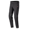 Alpinestars AMT-10 Drystar® XF Pants, Motorcycle Touring Pants, Black, featuring red logo on hip, reinforced knee panels, accordion stretch on lower legs, adjustable waist and zippered pockets, technical textile design for adventure riding