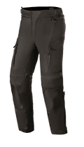Alpinestars Stella Andes V3 Drystar para Mulher, calças de touring pretas para motociclismo, construção têxtil impermeável e respirável, painéis reforçados nos joelhos e coxas, aberturas de ventilação com fecho de correr nas coxas, bolsos cargo e cintura ajustável para aventura