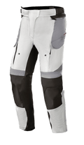 Alpinestars Stella Andes V3 Drystar®, calças de motociclismo de aventura e turismo para mulher, cinzento gelo e cinzento escuro, com aberturas de ventilação frontais com fecho, bolsos cargo e joelhos reforçados, concebidas para turismo em todas as condições climatéricas