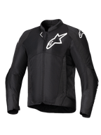 Alpinestars Viper Air V4 Jacket, Black Men's Textile Motorcycle Jacket with mesh panels, Tech-Air Ready, for summer sport riding.