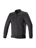 Alpinestars Luc V2 Air, casaco de moto urbano para homem, preto, malha ventilada, estilo bomber, preparado para Tech-Air