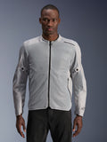 Alpinestars C-1 Air, casaco de moto urbano para homem, prateado e cinzento, com grandes painéis de malha técnica para máximo fluxo de ar, certificado CE Classe A com proteções Nucleon Flex Plus, Tech-Air Ready, design leve e ventilado para condução urbana.