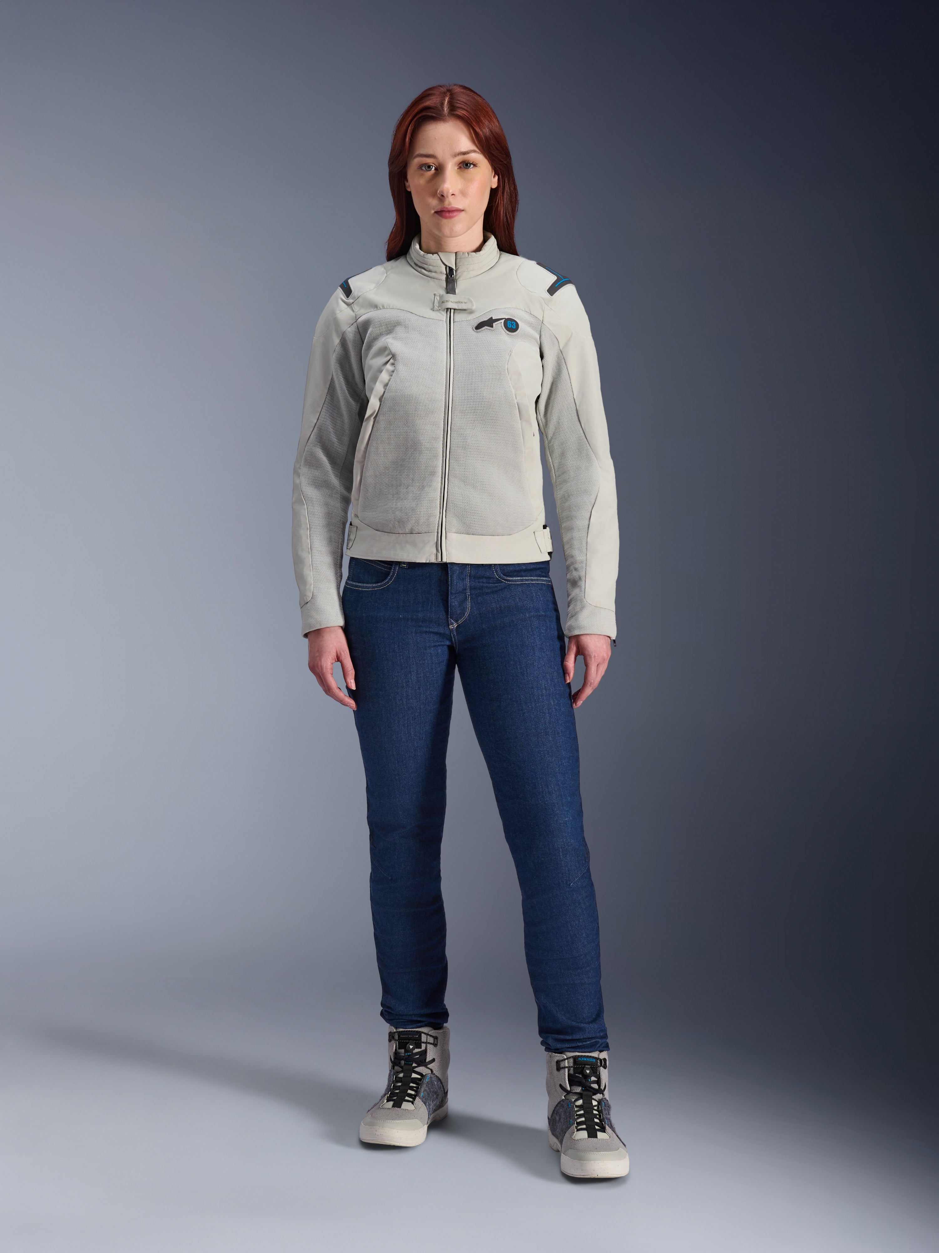 Stella Circal-1 Air - Blue Motorcycle Jacket | Alpinestars®