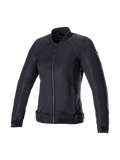 Alpinestars Eloise V2 Air, casaco de moto para mulher, preto, em malha respirável, compatível com Tech-Air.