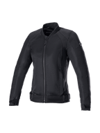 Alpinestars Eloise V2 Air, casaco de moto para mulher, preto, em malha respirável, compatível com Tech-Air.