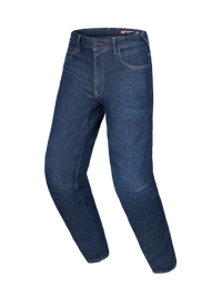 Alpinestars Flex-AST 7 Denim Pants AND Flex-AST 7 Denim Pants Short, Motorcycle Riding Denim Pants, Dark Blue, AA-Certified technical riding jeans with CORDURA and COOLMAX technology