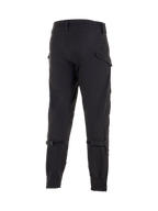 Alpinestars calças Juggernaut impermeáveis, calças de moto urbanas pretas para homem, em softshell, vista traseira.