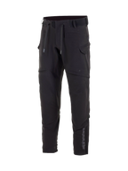 Alpinestars Calças Juggernaut Impermeáveis, calças de moto urbanas para homem, pretas, em softshell com joelheiras integradas.