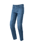 Alpinestars calças de ganga Radon Standard, calças de moto urbanas para homem, azul, com joelheiras certificadas CE