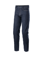 Alpinestars Sektor Regular Fit Denim Pants, calças de ganga de motociclismo urbanas, azul médio, costura tripla e proteção Nucleon Plus certificada CE