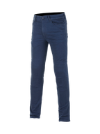 Alpinestars Cerium Tech Stretch, calças de ganga de moto para homem, azul, Slim Fit, proteção Nucleon Plus, certificadas CE