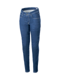 Alpinestars Daisy V3, calças de ganga de moto para mulher, azul, ajuste slim fit urbano, denim elástico, certificadas CE