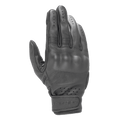 Alpinestars Dyno Leather Gloves, luvas de motociclismo pretas, construção em pele de cabra com proteção rígida e coberta nos nós dos dedos, ventilação perfurada nos dedos e pulso, fecho com tira de velcro, design urbano minimalista