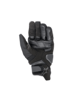 Alpinestars SMX-1 Drystar, luvas de moto pretas impermeáveis, punho curto, palma em pele de cabra e camurça reforçada.