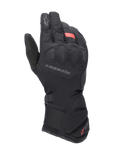 Luvas Alpinestars Tourer W-7 V2 Drystar, luvas de turismo de inverno para motociclismo, pretas com detalhes vermelhos, com proteção reforçada nos nós dos dedos, logótipo Alpinestars nas costas da mão e punho longo ajustável com a marca Drystar