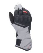 Alpinestars Tourer W-7 V2 Drystar Gloves, Motorcycle Touring Gloves, Black and Dark Gray with Red accent, waterproof winter design featuring a long cuff, covered SP Lite knuckle protection, and adjustable closure system