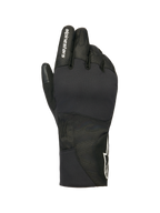 Alpinestars Stella WT-1 Drystar® Insulated Gloves, luvas de motociclismo de inverno para mulher, pretas, marca Alpinestars branca no dedo indicador e logótipo de estrela no punho, construção em tecido impermeável e camurça para deslocações em tempo frio