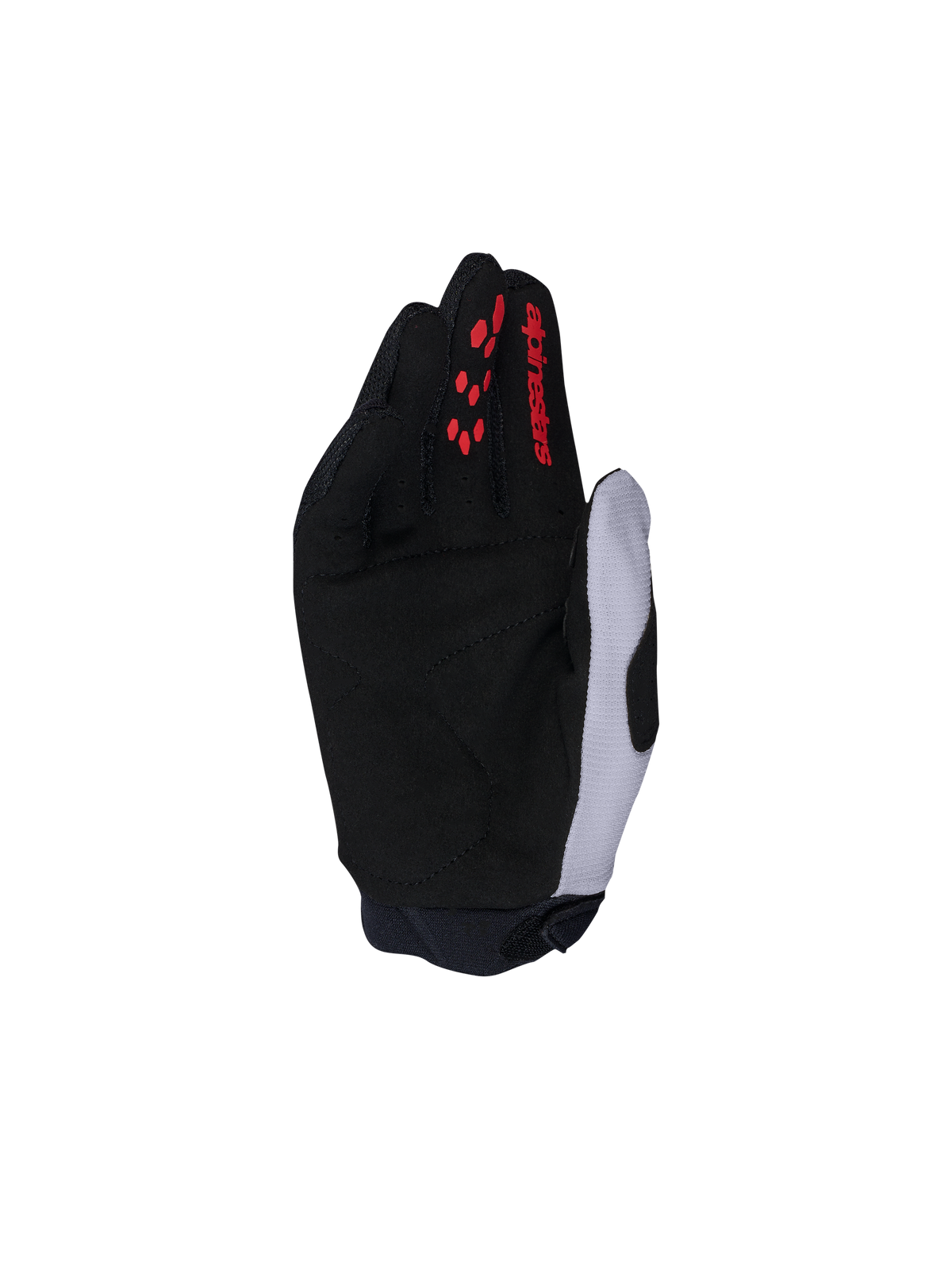 Alpinestars Full Bore V2 Jovem & Criança, luvas de motocross para juventude, pretas e lilás claro, com proteção de articulações em TPR.