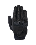 Alpinestars SP X 7 Gloves, luvas de motociclismo de estrada de cano curto, pretas, com couro perfurado para circulação de ar, proteção de articulações em TPU de dupla densidade, logótipo de estrela da Alpinestars no pulso e sliders de dedos ergonómicos