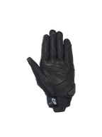 Alpinestars Luvas SP X 7, luvas de moto para homem, pretas, em couro perfurado com deslizador na palma, cano curto, certificadas CE KP6