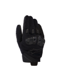 Luvas Alpinestars SP X 5 Air, luvas de moto pretas, dorso em malha 3D elástica com proteção de nós dos dedos em TPU de dupla densidade, design de punho curto, deslizadores de dedos ventilados, desempenho ergonómico para condução desportiva