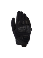 Luvas Alpinestars SP X 5 Air, luvas de moto pretas, dorso em malha 3D elástica com proteção de nós dos dedos em TPU de dupla densidade, design de punho curto, deslizadores de dedos ventilados, desempenho ergonómico para condução desportiva