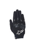 Alpinestars luvas SP X 3, luvas de moto para corrida para homem, pretas e brancas, com proteção em TPU e painéis de malha.