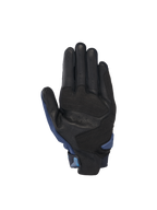 Alpinestars Luvas SP X 3, luvas de moto para corrida para homem, pretas e azuis, com palma em pele perfurada.