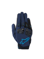 Alpinestars SP X 3, luvas de moto para homem, azul-escuro e azul-claro, com proteção de nós dos dedos TPU e malha respirável